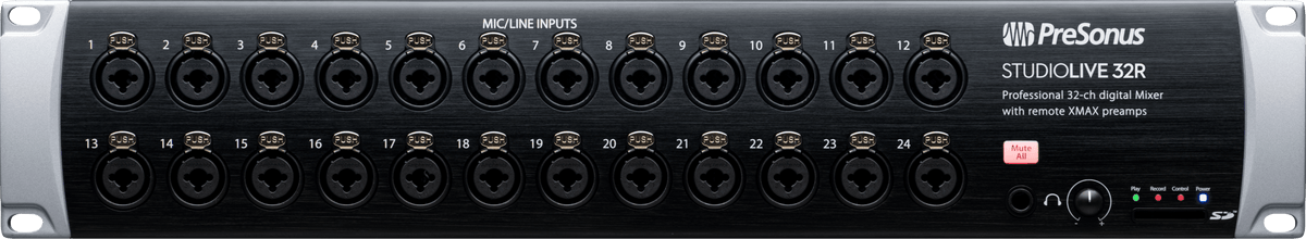 StudioLive® 32R Digital Rack Mixer – PreSonus
