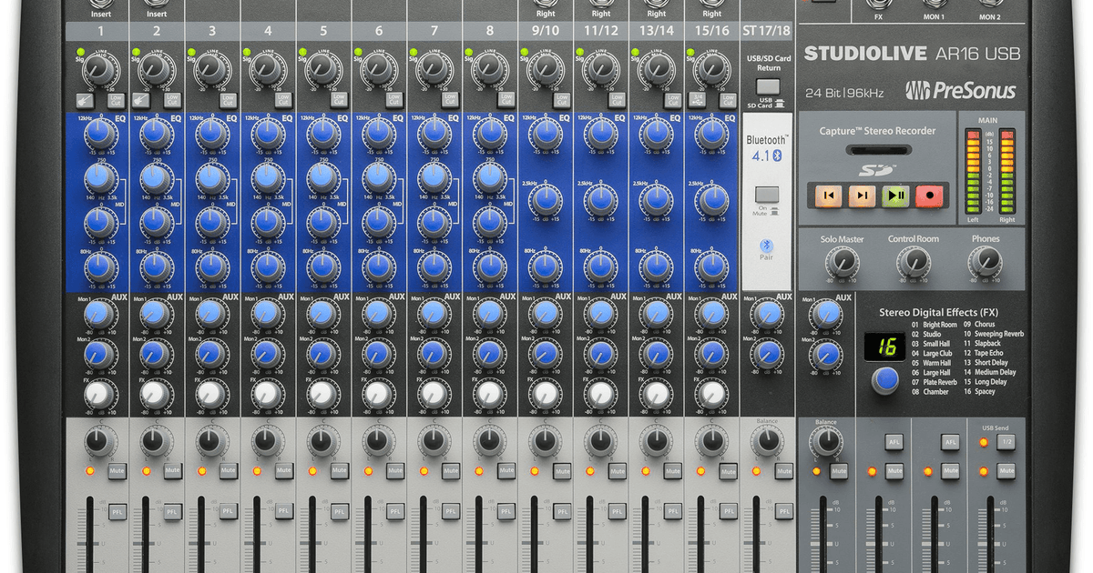 StudioLive AR16 USB – PreSonus StudioLive AR16 USB – PreSonus