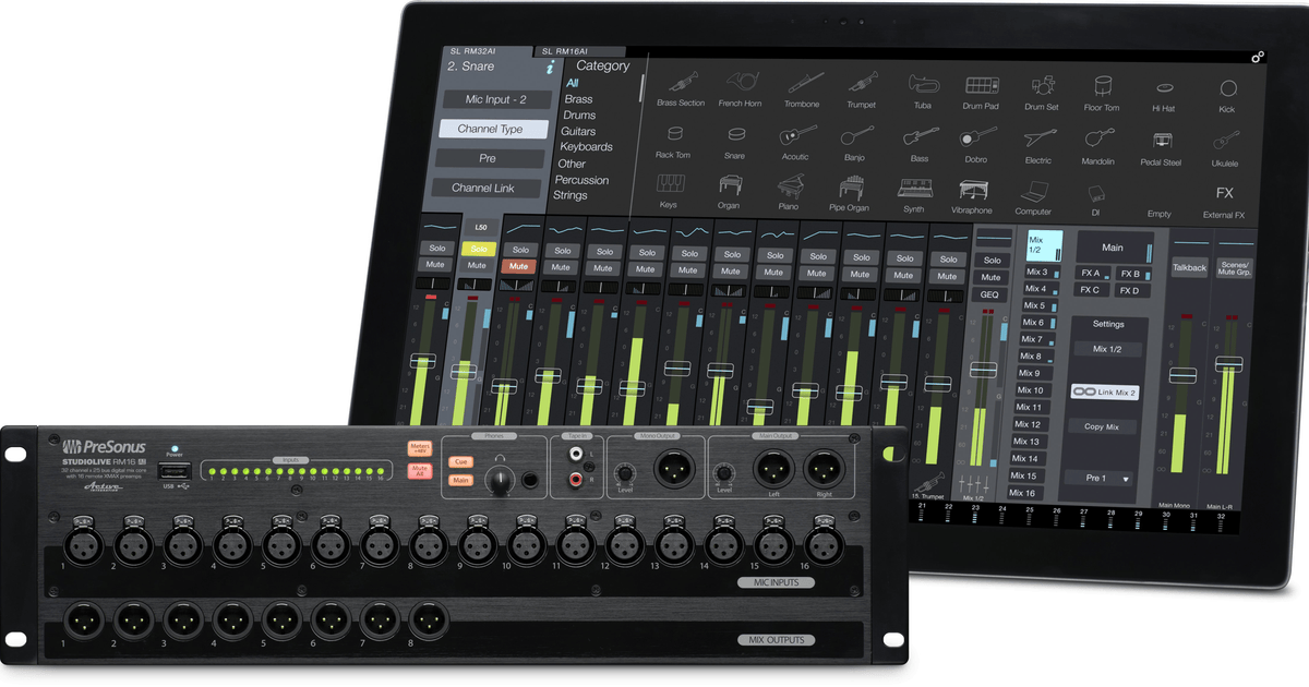 StudioLive RM16AI – PreSonus