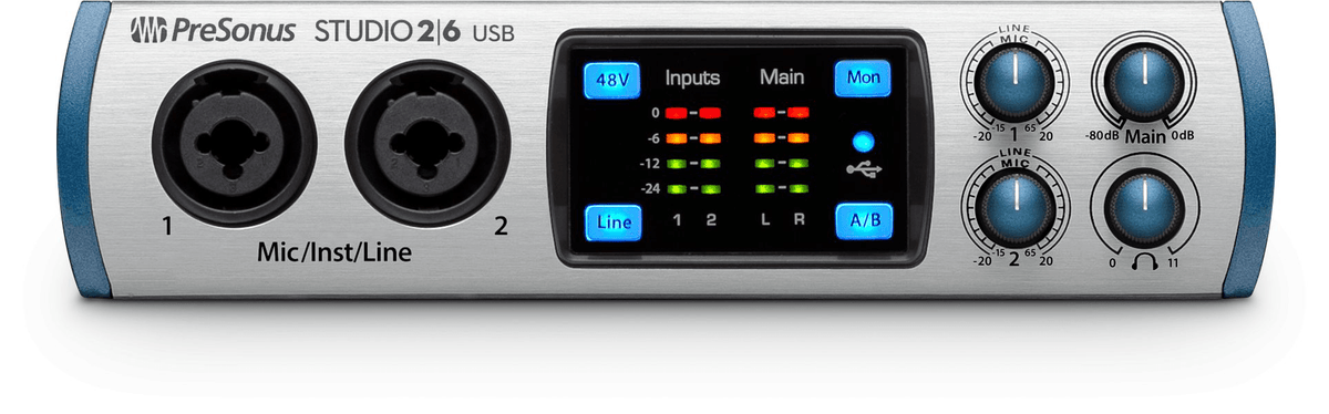 PreSonus STUDIO 26 USB オーディオインターフェイス Studio 26 – PreSonus